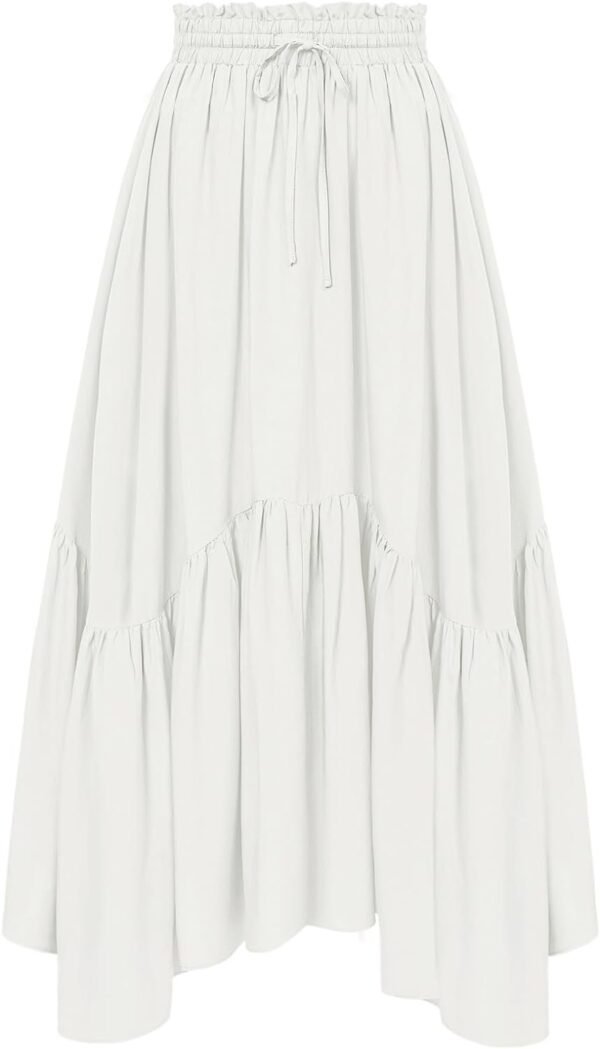 Scarlet Darkness Maxi Skirts for Women High Waist Renaissance Skirt Long Skirt with Pockets