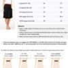 Skirts for Women Regular and Plus Size Skirt with Pockets Below The Knee Length Ruched Flowy Midi Skirt