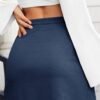 Women's Casual Mini Skirt Drawstring Summer High Waist Bodycon Short Skirts