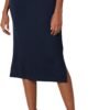 61YRw2QqSEL._AC_SL1500.jpg Women's Pull-On Knit Midi Skirt (Available in Plus Size)