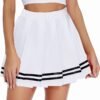Women's Pleated Skirt School Uniform Skirt Mini Skirt Pleated Cheer Skirt