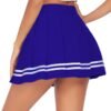 Women's Pleated Skirt School Uniform Skirt Mini Skirt Pleated Cheer Skirt