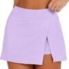 Women's 2024 Summer Mini Skirt Tennis Athletic Inner Shorts Side Slit Workout Golf Bodycon Casual Skorts Clothes