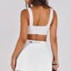 Women's 2024 Summer Mini Skirt Tennis Athletic Inner Shorts Side Slit Workout Golf Bodycon Casual Skorts Clothes