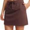 4-Way Stretch Skirts for Women High Waisted Work Casual Golf Tennis Skirt Skorts with 5 Pockets