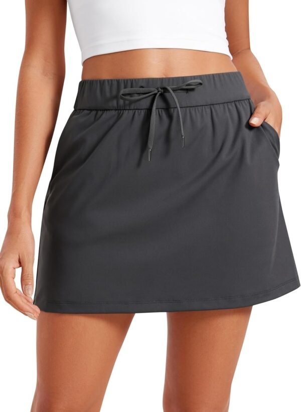 4-Way Stretch Skirts for Women High Waisted Work Casual Golf Tennis Skirt Skorts with 5 Pockets