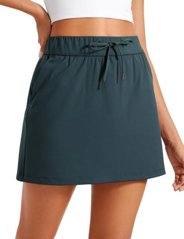4-Way Stretch Skirts for Women High Waisted Work Casual Golf Tennis Skirt Skorts with 5 Pockets