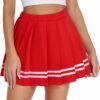 Women's Pleated Skirt School Uniform Skirt Mini Skirt Pleated Cheer Skirt