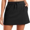 4-Way Stretch Skirts for Women High Waisted Work Casual Golf Tennis Skirt Skorts with 5 Pockets