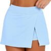 Women's 2024 Summer Mini Skirt Tennis Athletic Inner Shorts Side Slit Workout Golf Bodycon Casual Skorts Clothes
