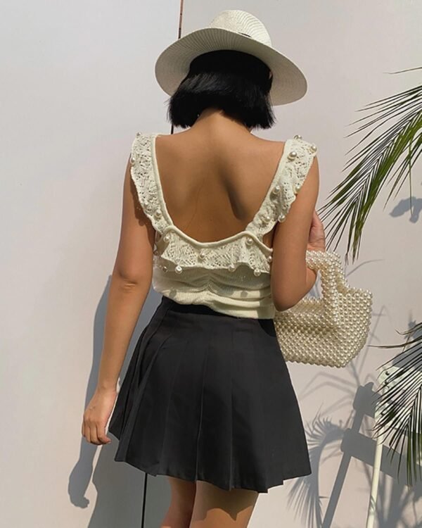 Women's Girl High Waisted Pleated Tennis Skirt School A-Line Skater Skirts with Lining Shorts