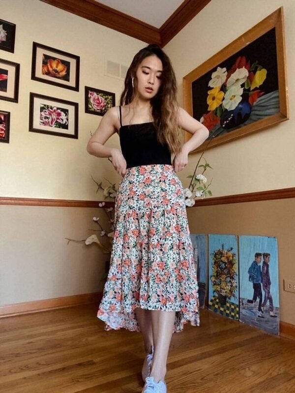 Women's A Line Maxi Skirt