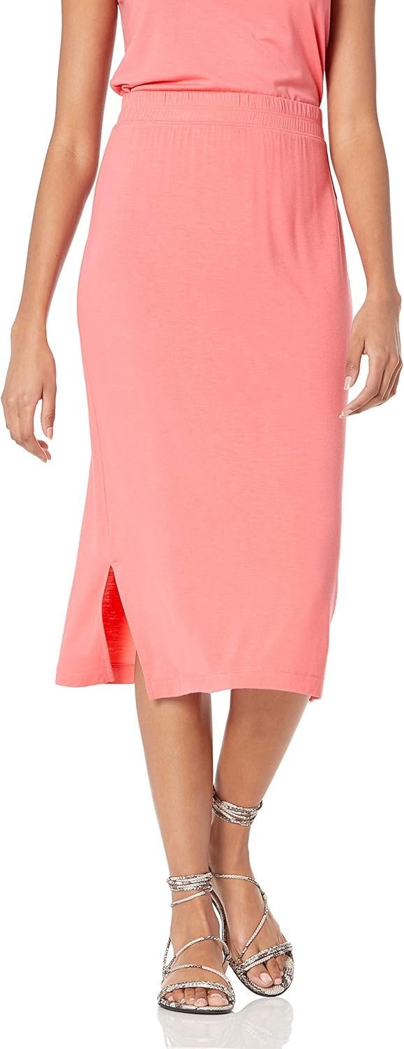 71eCjTBR2IL._AC_SL1500.jpg Women's Pull-On Knit Midi Skirt (Available in Plus Size)