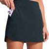 High Waisted Golf Skirts for Women A Line Tennis Athletic Casual Skort Skirt with Shorts Pockets