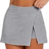Women's 2024 Summer Mini Skirt Tennis Athletic Inner Shorts Side Slit Workout Golf Bodycon Casual Skorts Clothes