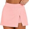 Women's 2024 Summer Mini Skirt Tennis Athletic Inner Shorts Side Slit Workout Golf Bodycon Casual Skorts Clothes