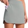 High Waisted Golf Skirts for Women A Line Tennis Athletic Casual Skort Skirt with Shorts Pockets