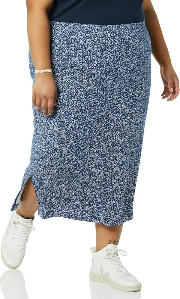 91VcNwRI-nL._AC_SL1500.jpg Women's Pull-On Knit Midi Skirt (Available in Plus Size)